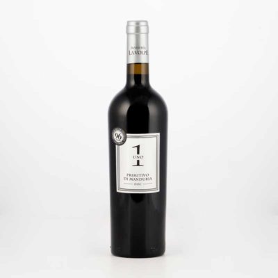 Primitivo di Manduria DOC "1" Silver2019 -Masseria La Volpe - Rosso - Puglia - Les Pouilles - Rouge - Negramaro - Aglianico -
