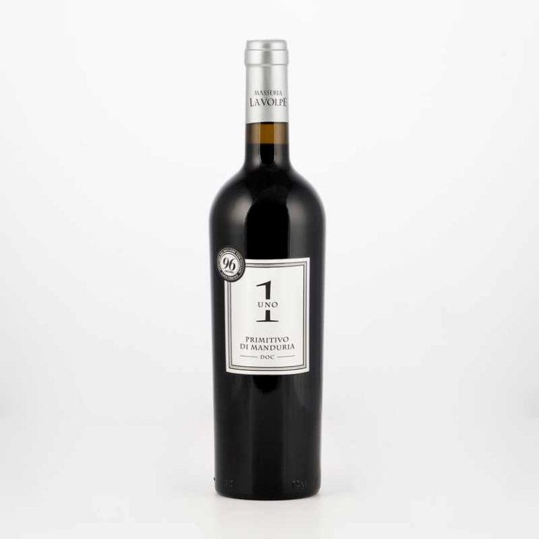 Primitivo di Manduria DOC "1" Silver2019 -Masseria La Volpe - Rosso - Puglia - Les Pouilles - Rouge - Negramaro - Aglianico -