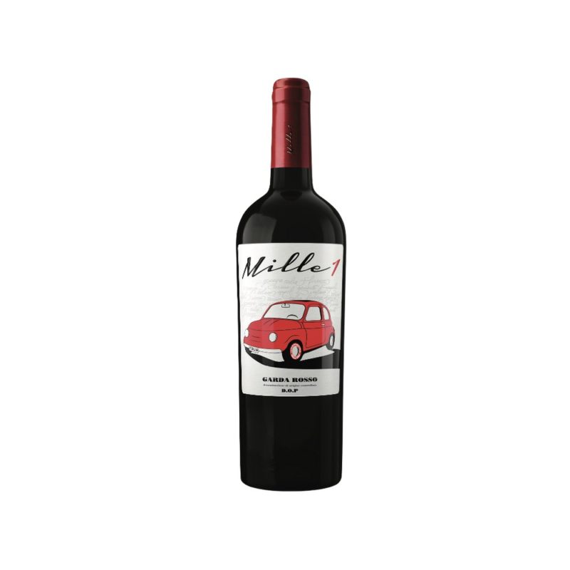 Mille 1 Magnum Single Garda Rosso 2020 DOC - Pratello - Rebo - Barbera - Rouge - Biologique Biodynamie - Accords Mets Vins :Viandes rouges / Grillades/